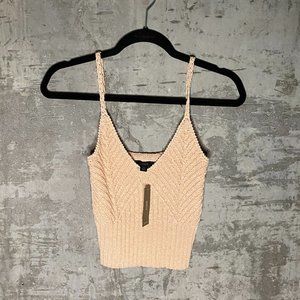 J. Crew Cropped V-neck sweater-tank